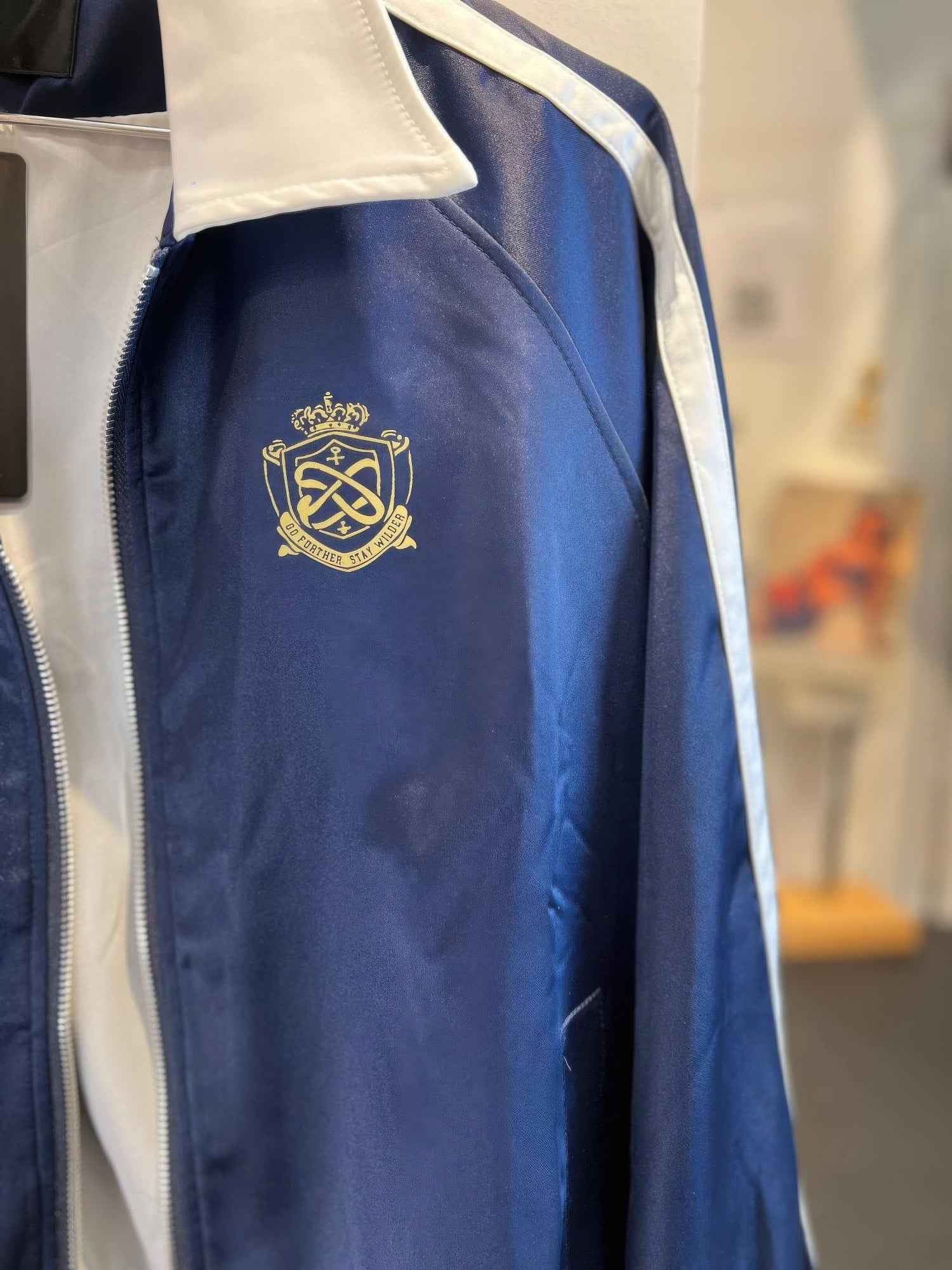 Collared Zipper Down Jacket