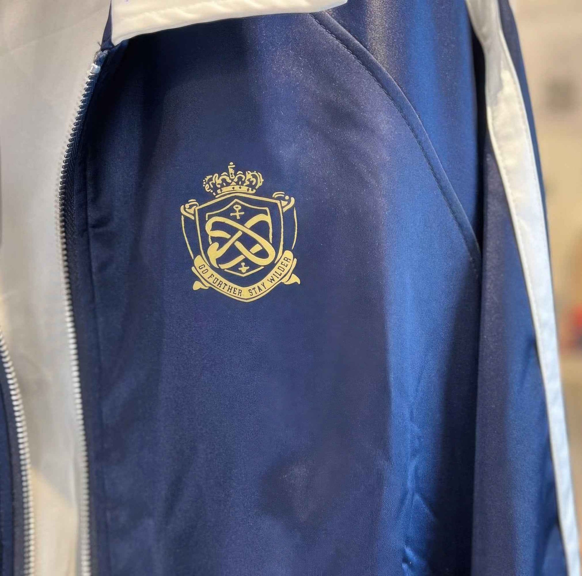 Collared Zipper Down Jacket