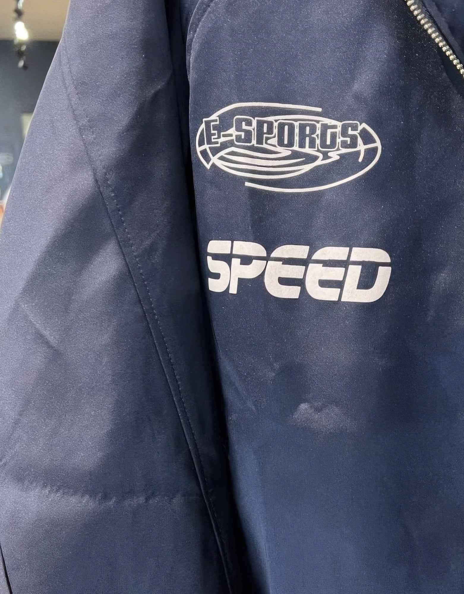 Collared Zipper Down Jacket