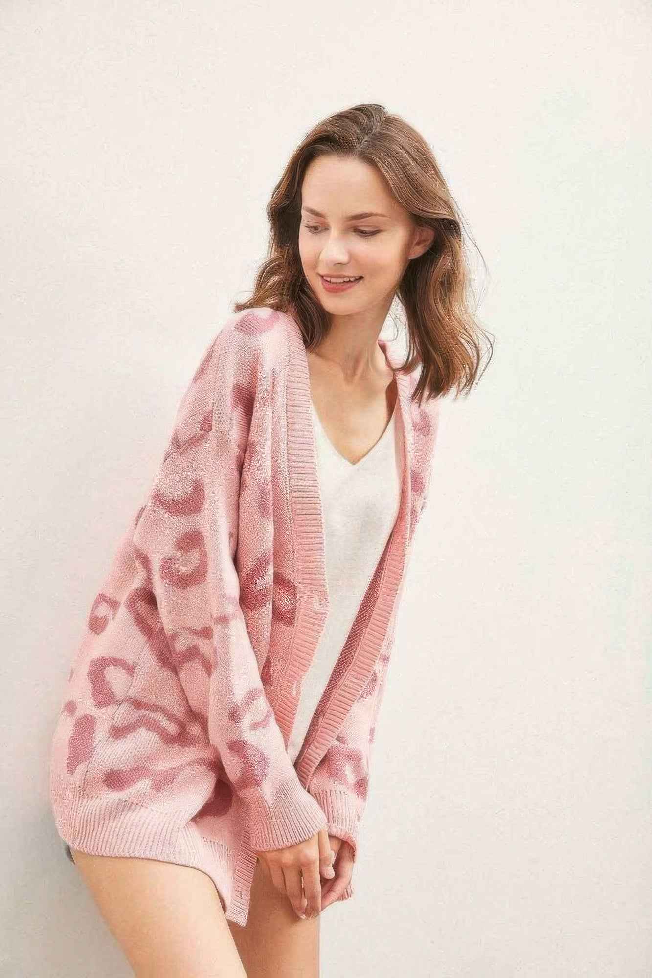 Leopard Button Down Cardigan