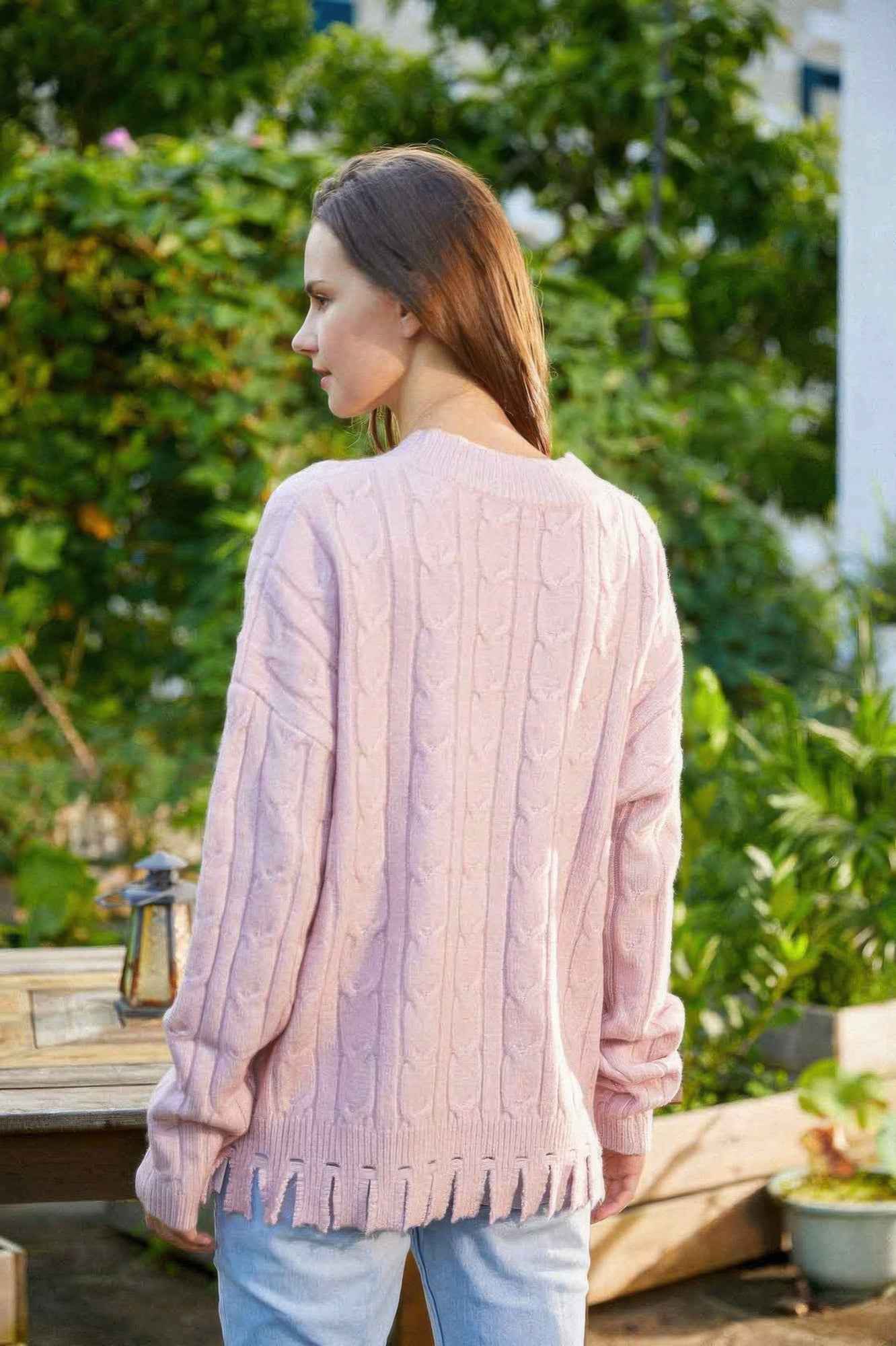 Solid Knit Sweater