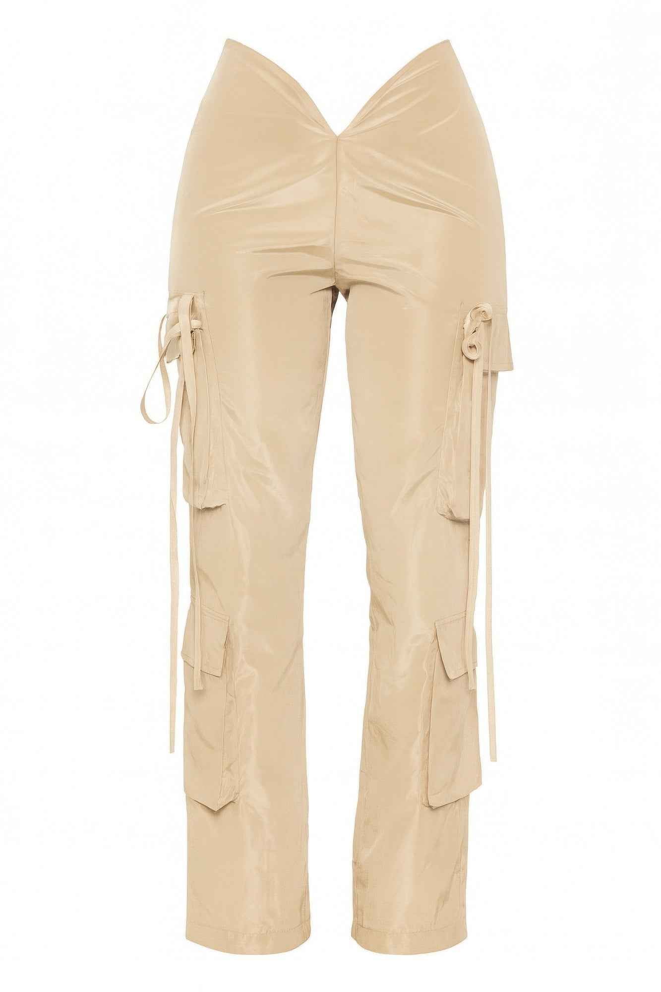 V Cut Cargo Pants