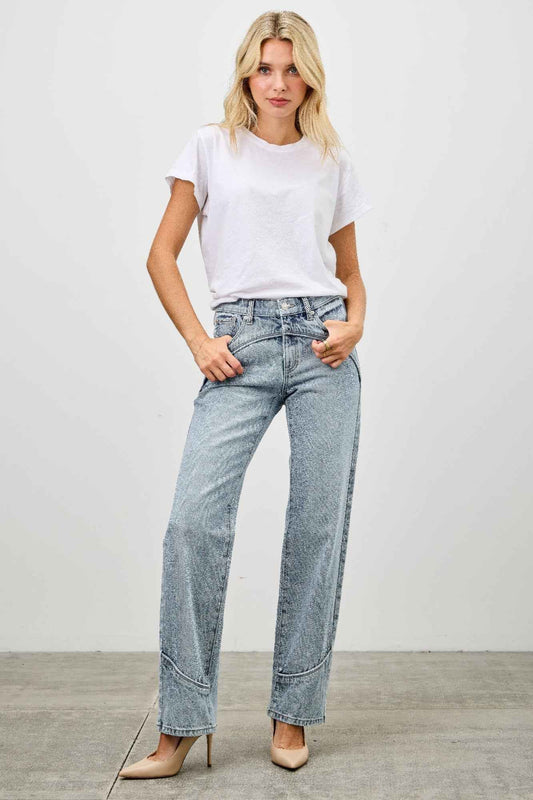 Mid Rise Straight With Piping