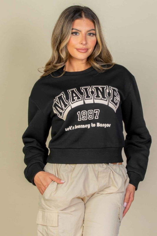 Graphic Drop Shoulder Sweatshirt – New Arrival Now Live