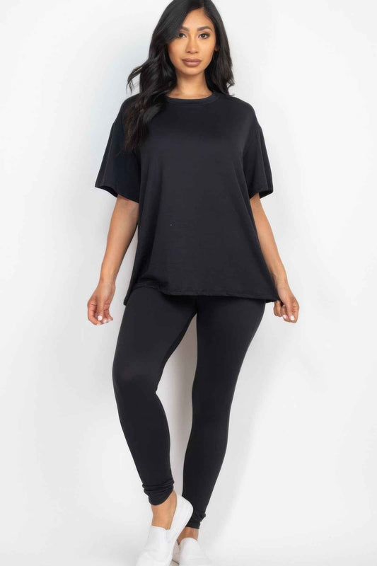 Oversized T-shirt & Leggings Set – New Arrival Now Live