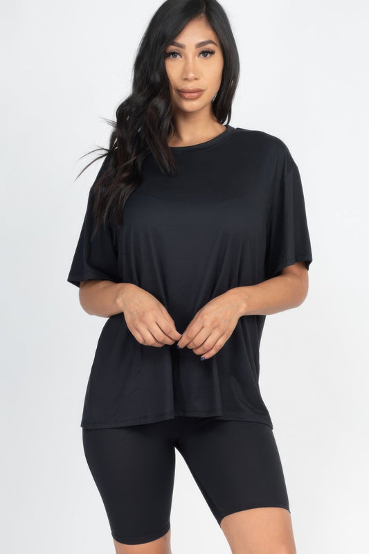 Loose Fit Top & Biker Shorts Set – New Arrival Now Live