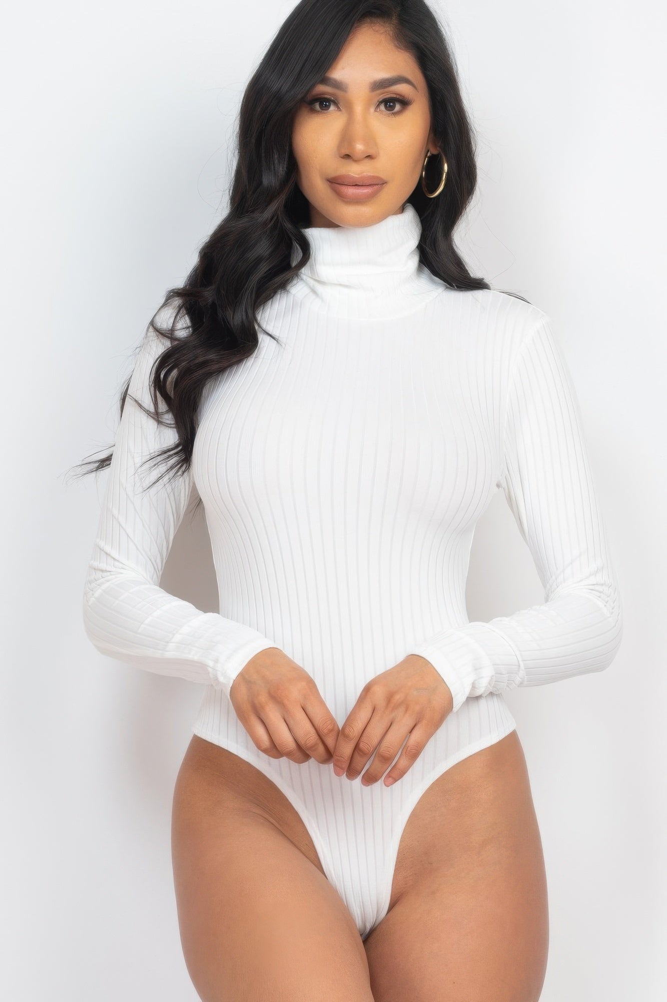 New Arrival – Ribbed Turtle Neck Long Sleeve Bodysuit – New Arrival Now Live