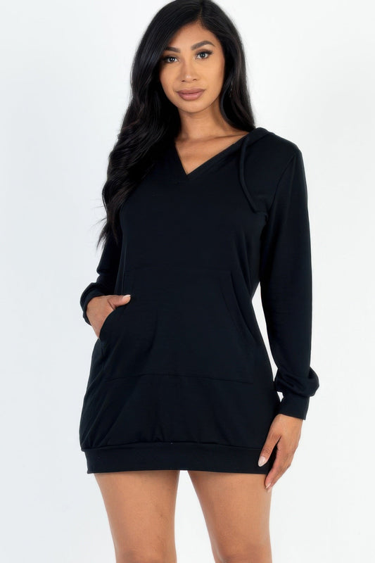 French Terry Hoodie Mini Dress – New Arrival Now Live
