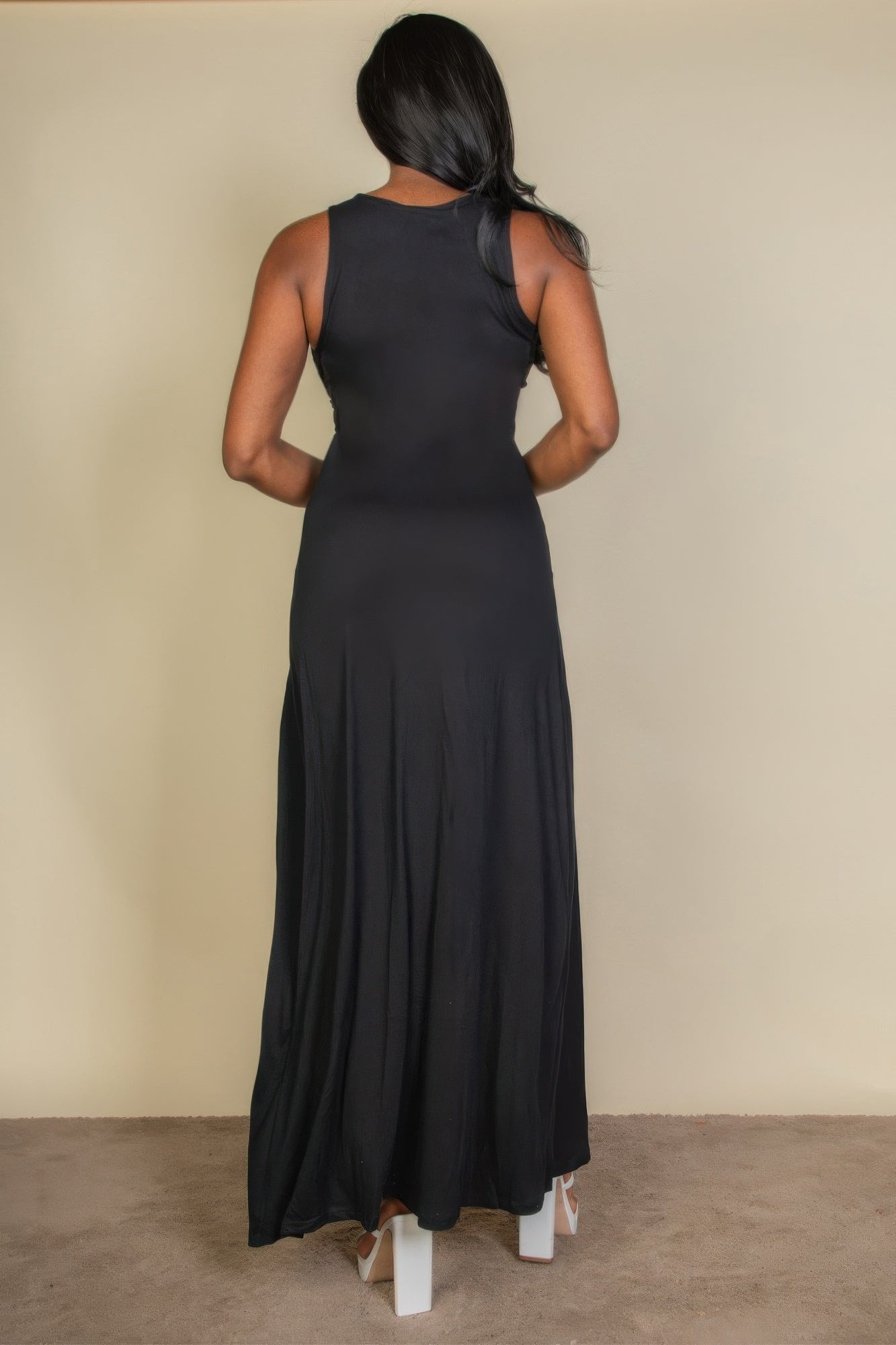 Plus Size Ribbed Bandeau Cut Out Back Mini Bodycon Dress – Stylish & Comfortable – New Arrival Now Live