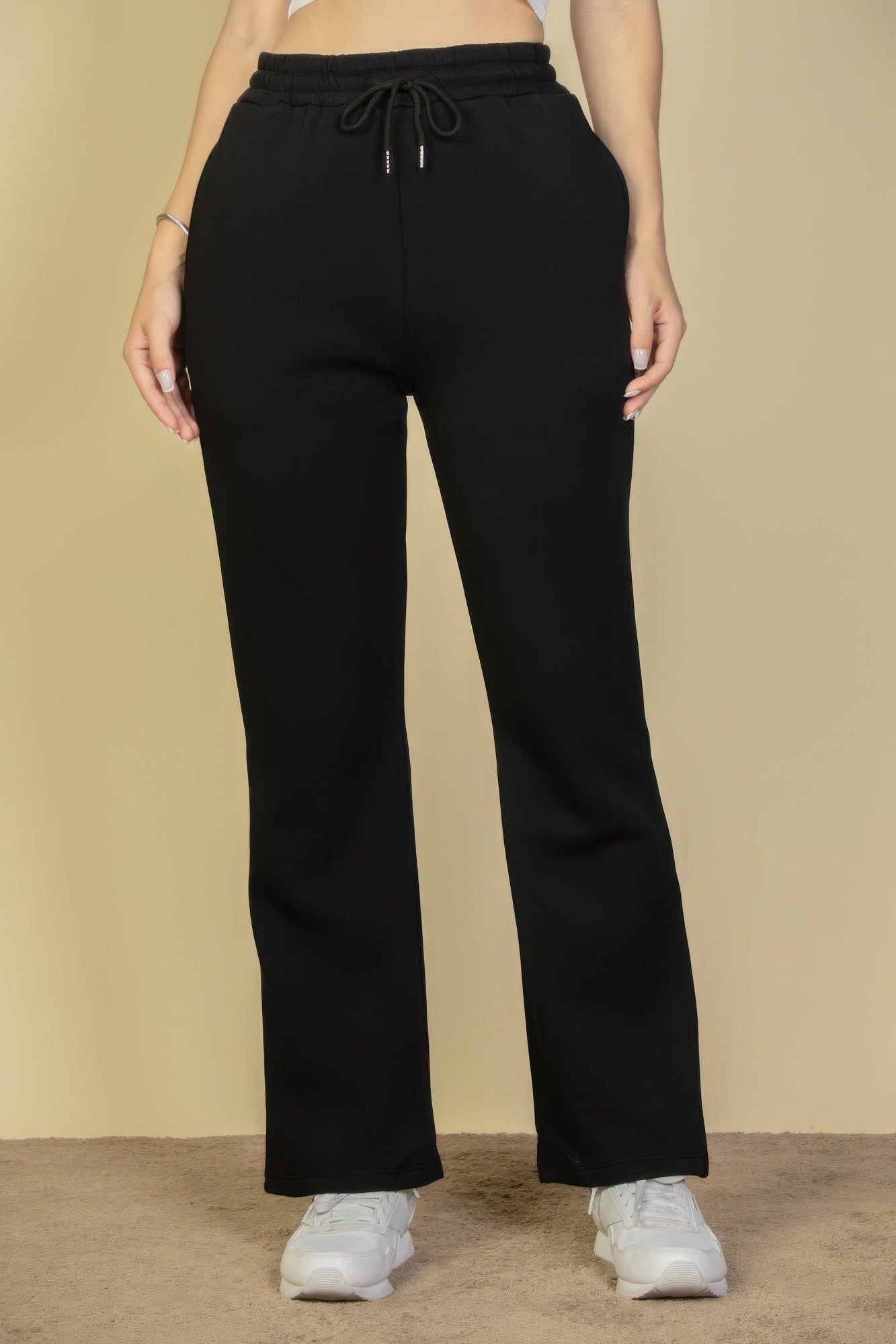 Drawstring Waist Slant Pocket Sweatpants – New Arrival Now Live