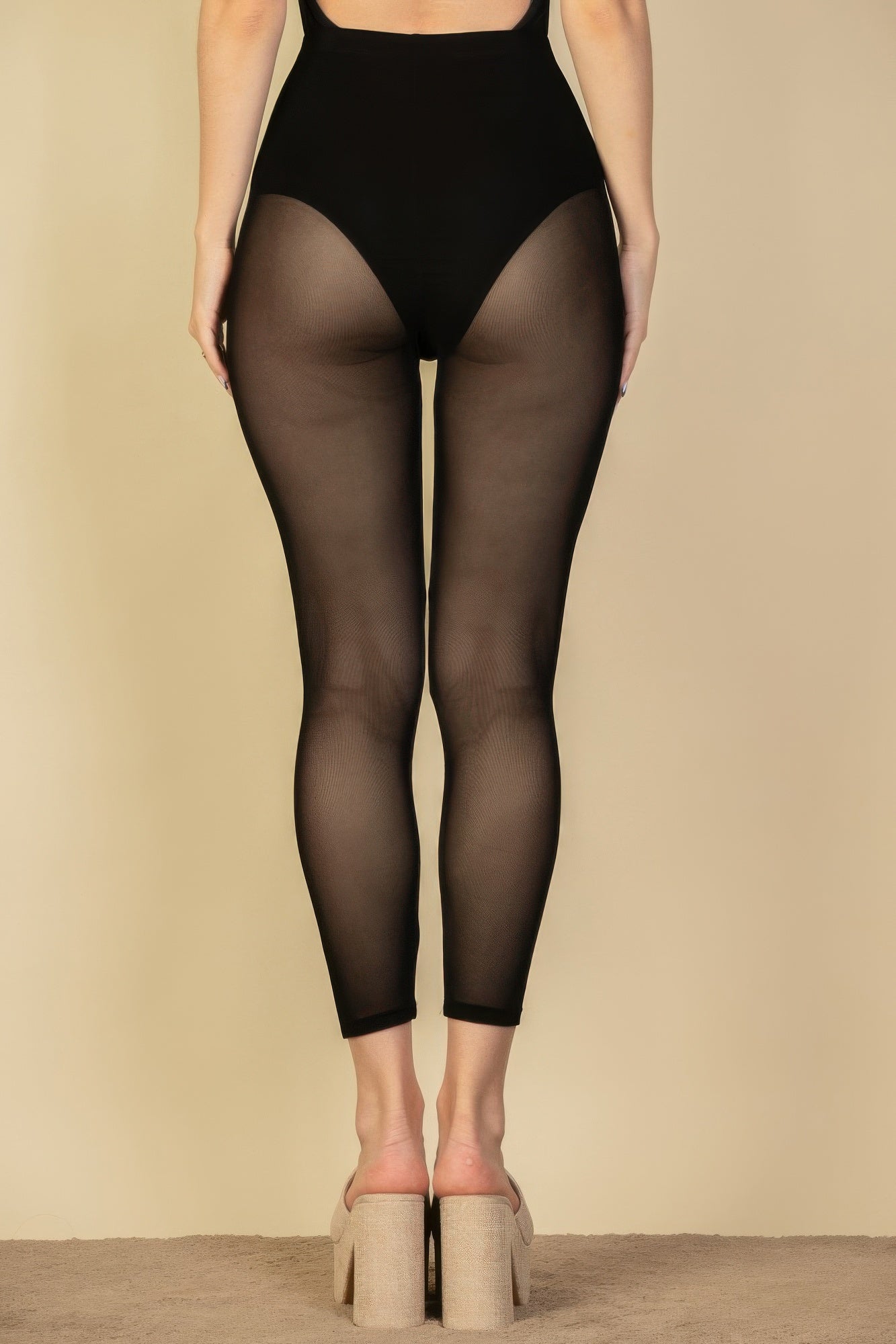Seam Front High Waist Mesh Leggings – New Arrival Now Live