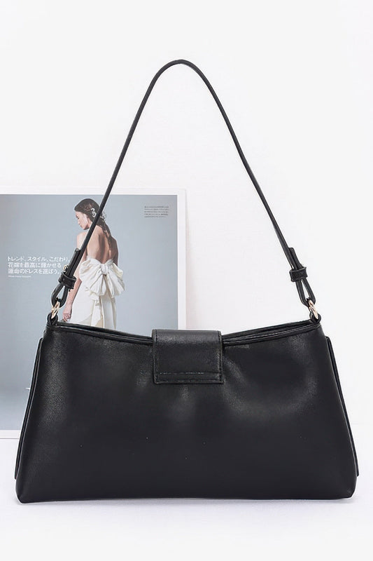 Faux Leather Eyelet Studded Shoulder Bag – New Arrival Now Live