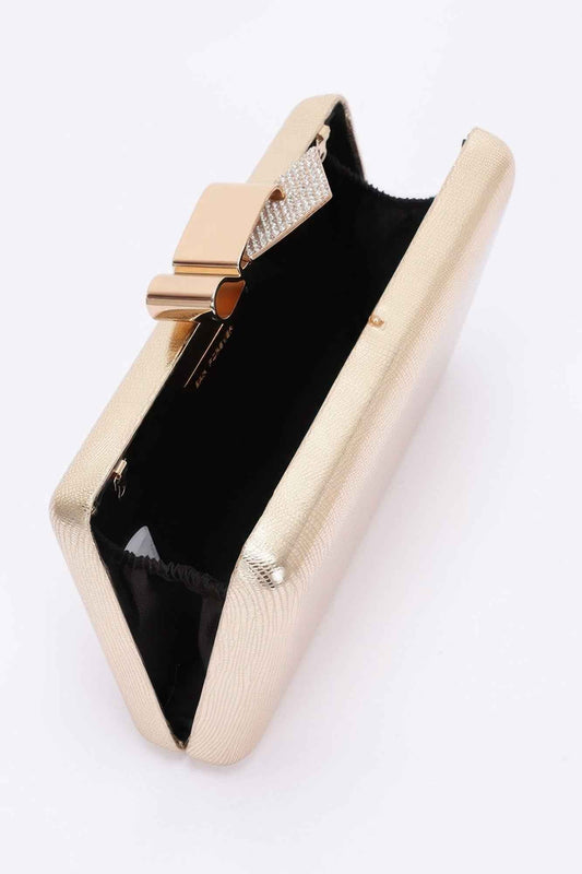 Metal Ribbon Top Case Clutch – New Arrival Now Live