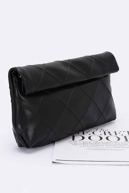 Quilted Faux Leather Pouch – New Arrival Now Live