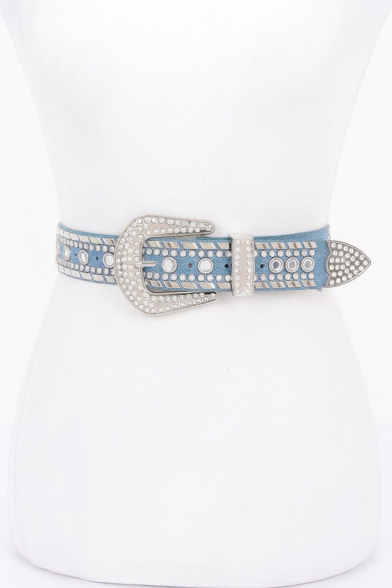 New Arrival – Rhinestone Metal Studded Multi Metal Belt – New Arrival Now Live