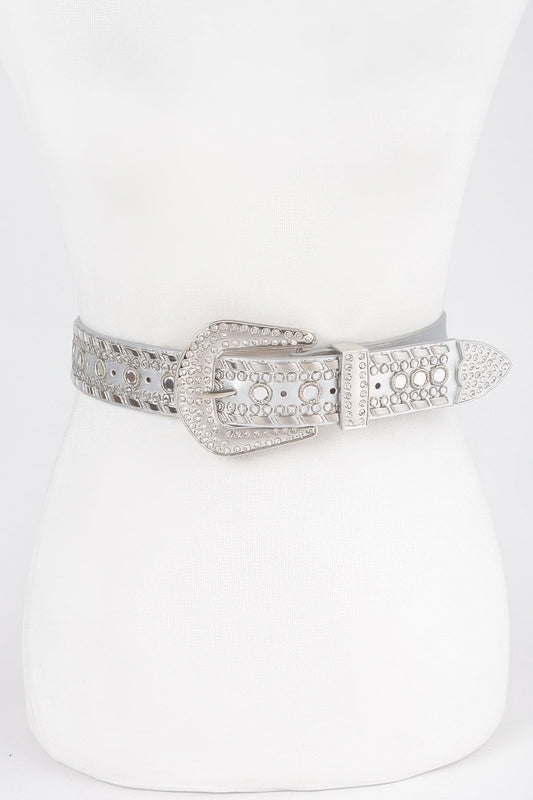 Rhinestone Metal Studded Multi Metal Belt – New Arrival Now Live