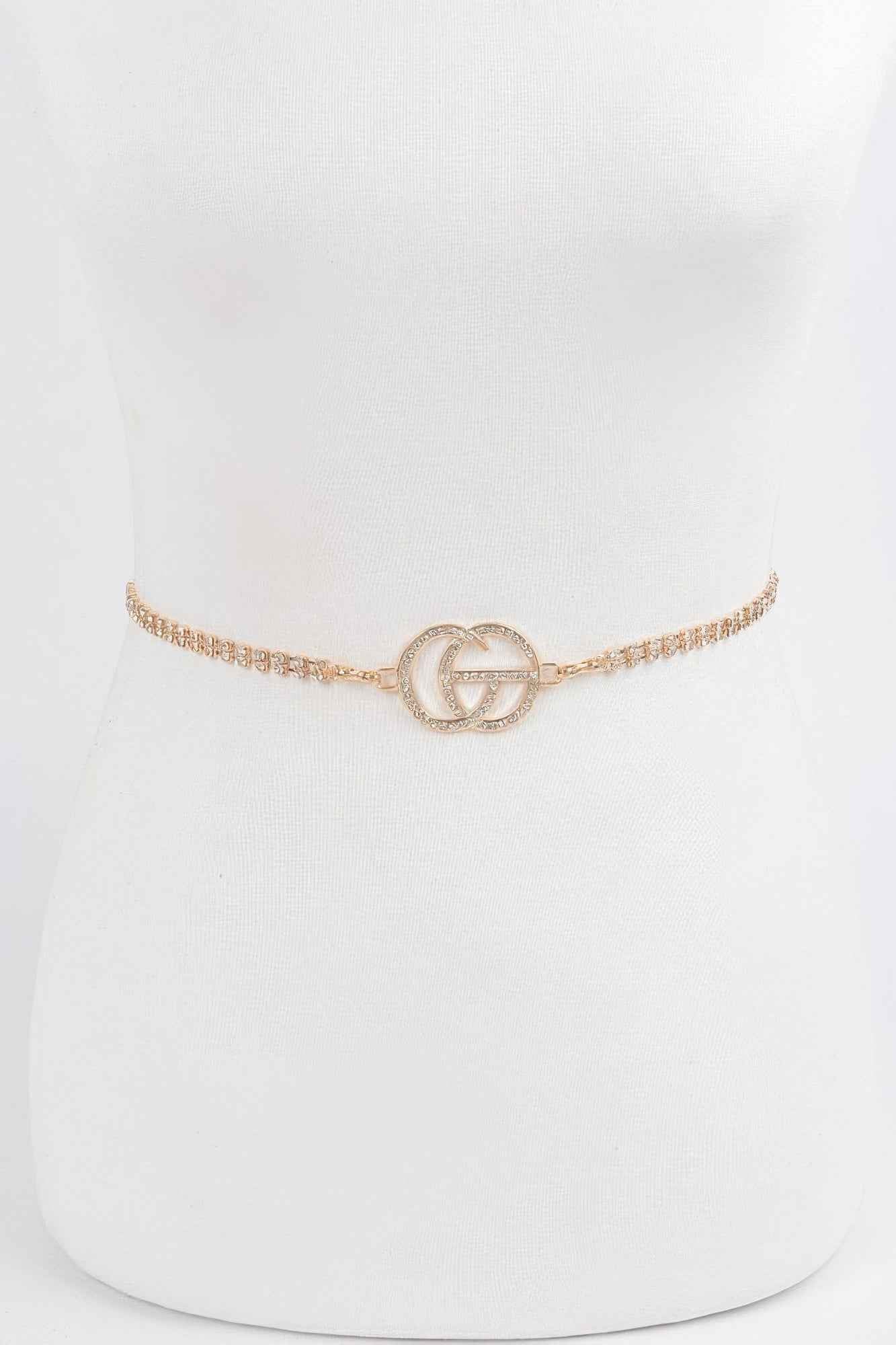 New Arrival – Rhinestone Metal Chain Belt – New Arrival Now Live