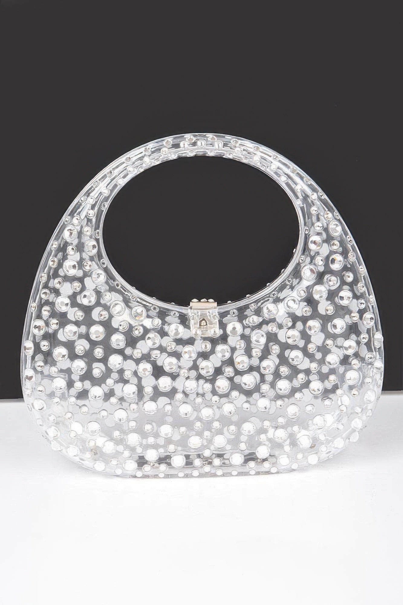 New Arrival – Rhinestone Hot Fix Clear Acrylic Clutch – New Arrival Now Live