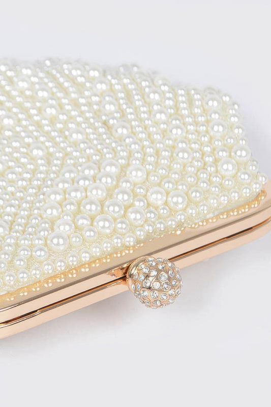 Faux Pearl Party Clutch – New Arrival Now Live