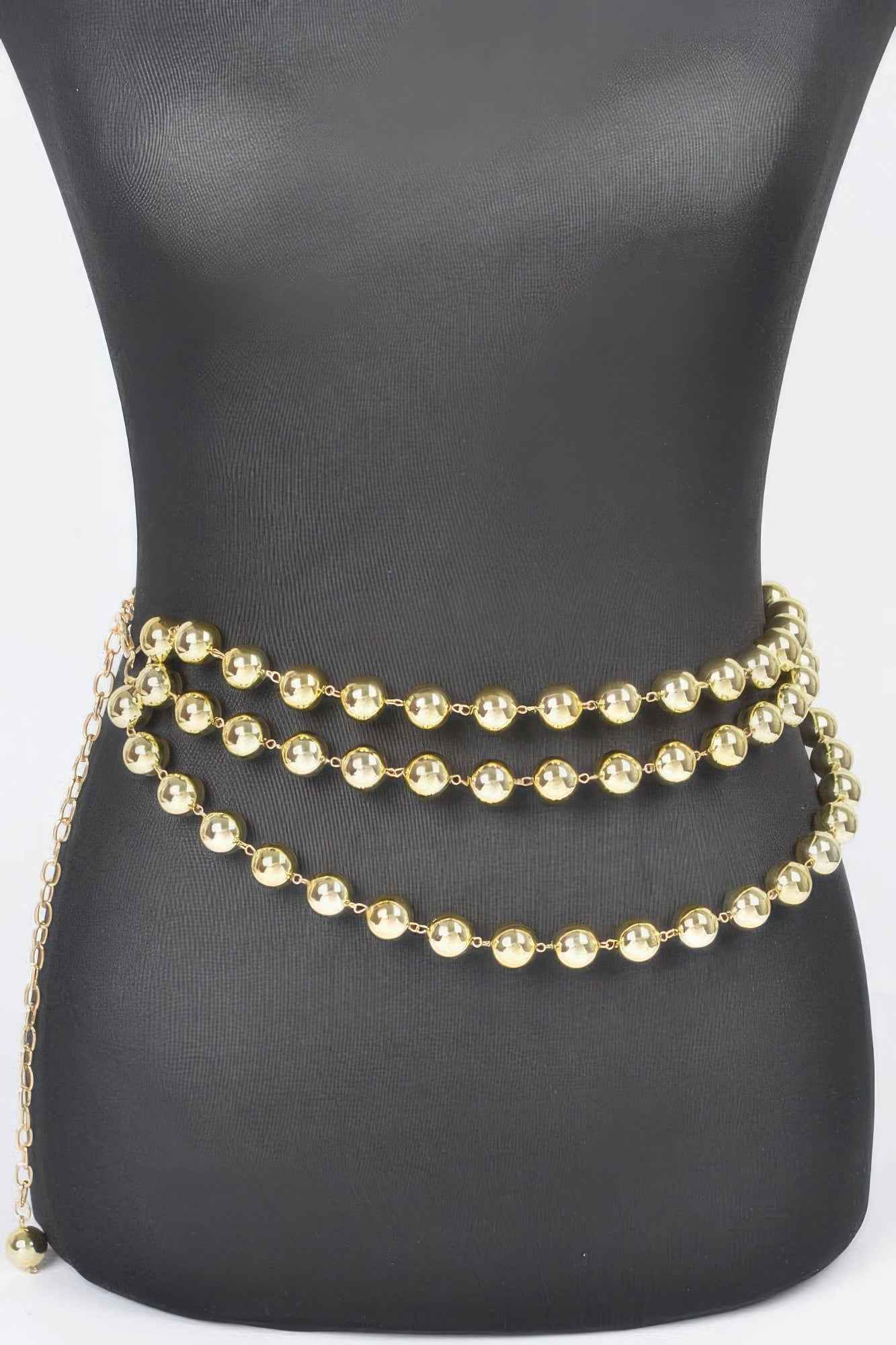 New Arrival – Multi Layered Ccb Ball Chain Belt – New Arrival Now Live