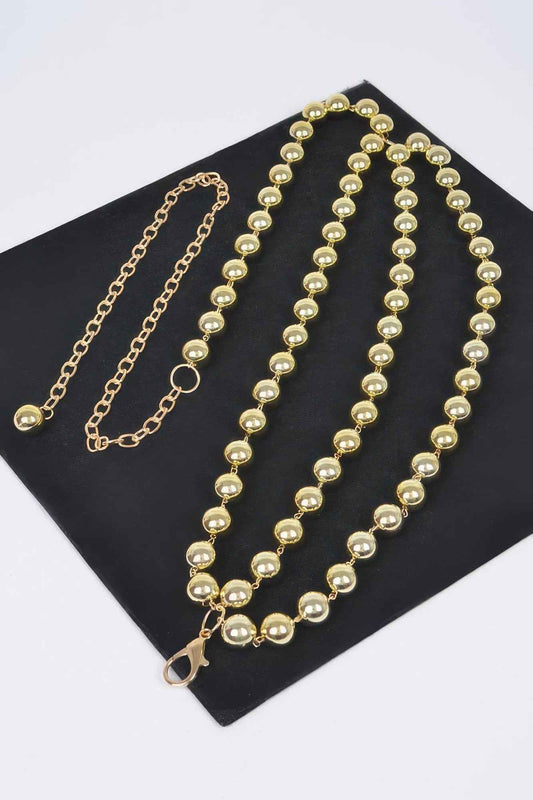 Multi Layered Ccb Ball Chain Belt – New Arrival Now Live