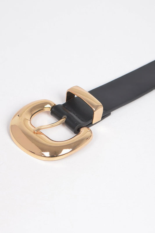 Faux Leather Metal Buckle Belt – New Arrival Now Live