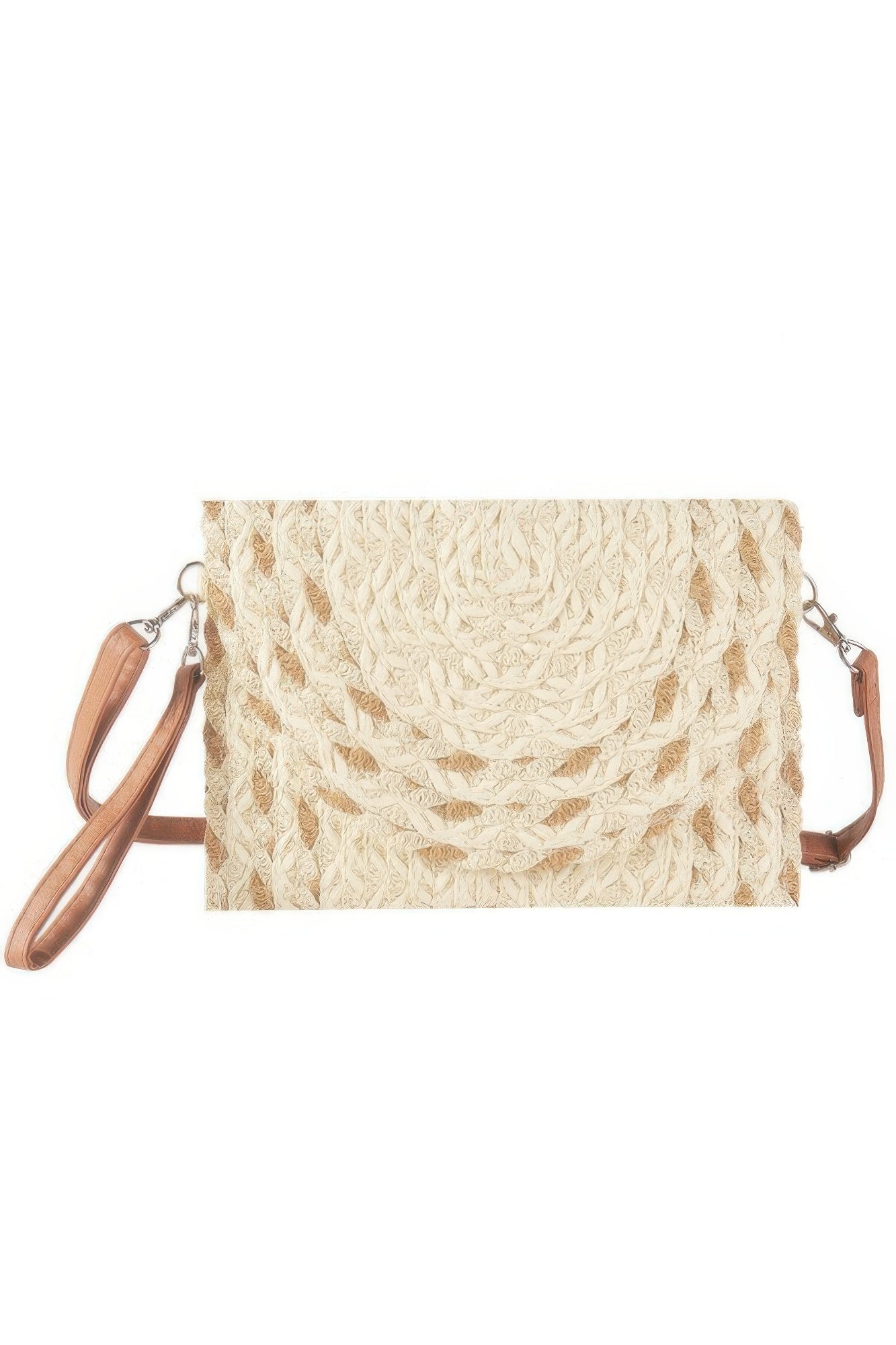 New Arrival – Mixed Color Detail Straw Clutch & Crossbody Bag – New Arrival Now Live