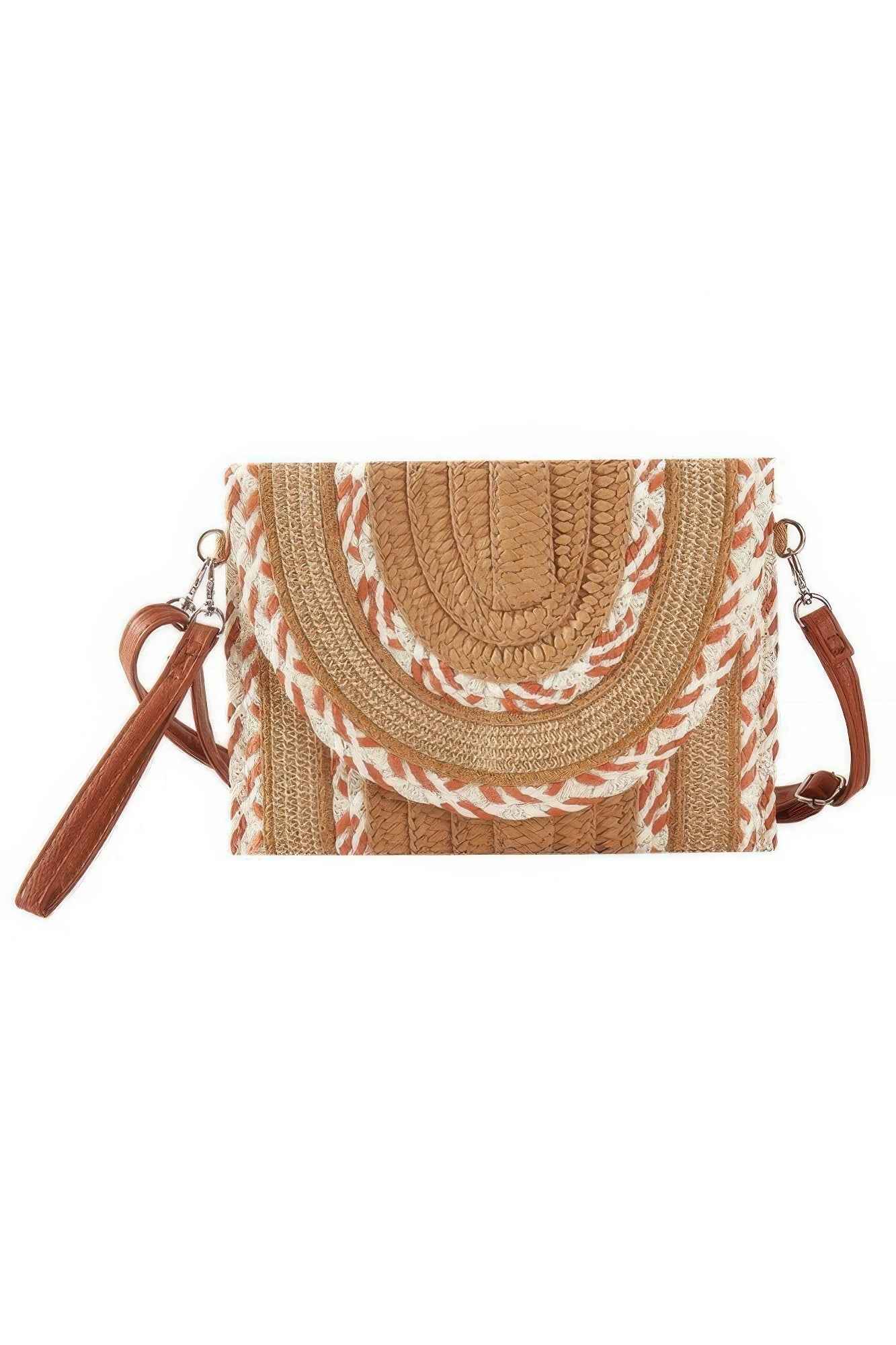 New Arrival – Multi Pattern Straw Clutch & Crossbody Bag – New Arrival Now Live