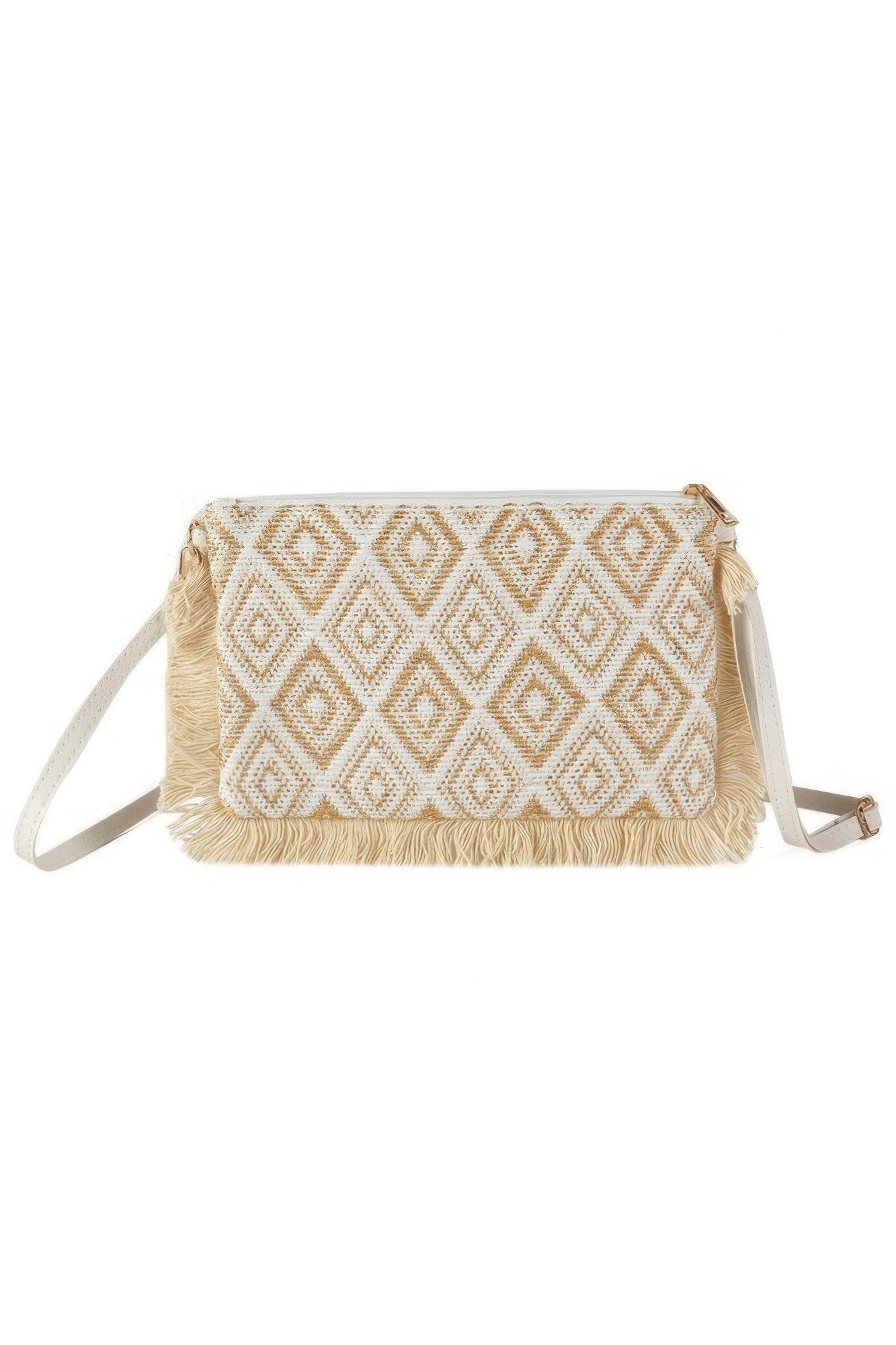 New Arrival – Diamond Checker Tassel Edge Crossbody Bag – New Arrival Now Live