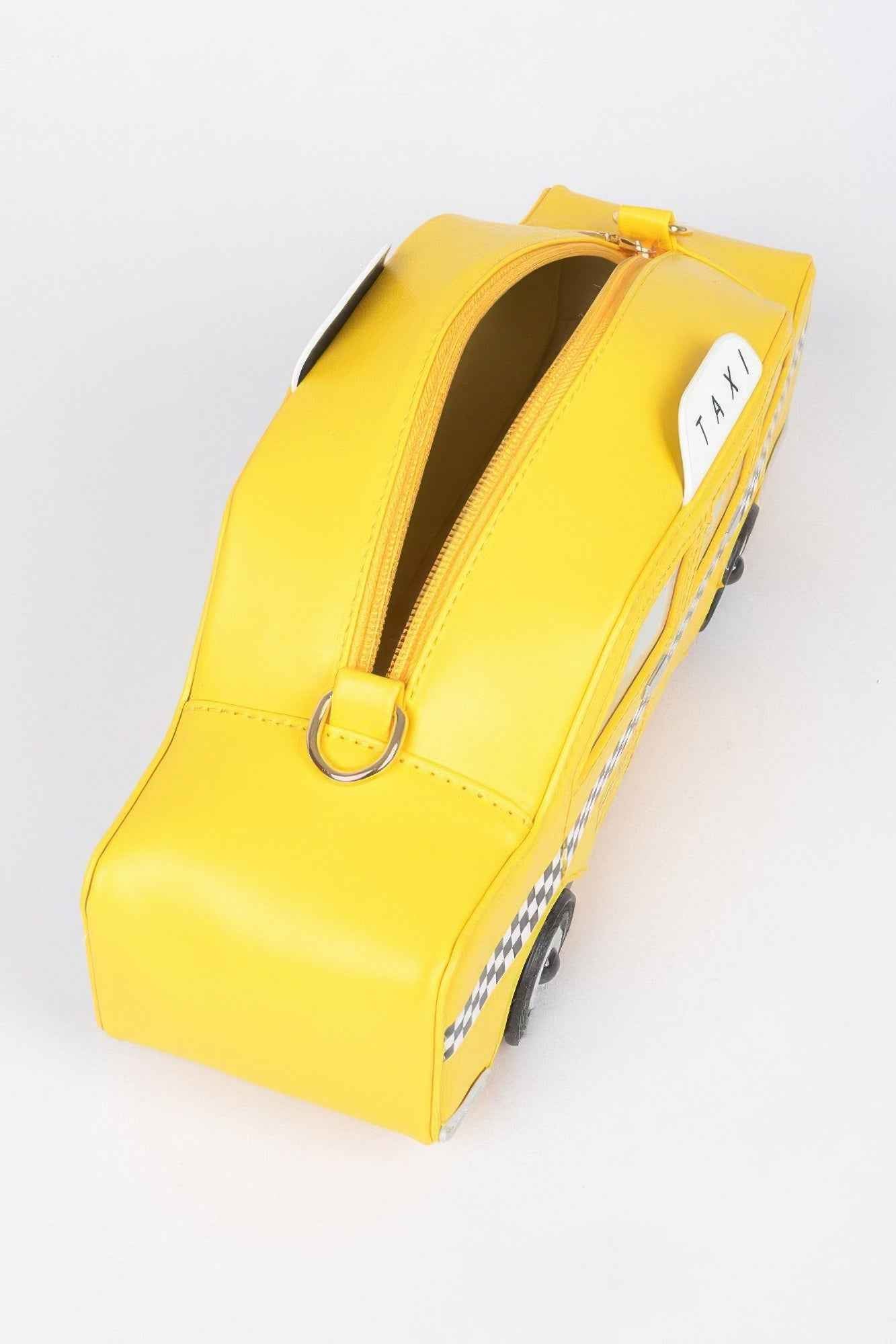 Faux Leather Taxi Novelty Bag – New Arrival Now Live