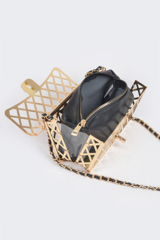 Metal Clutch W/ Pouch – New Arrival Now Live