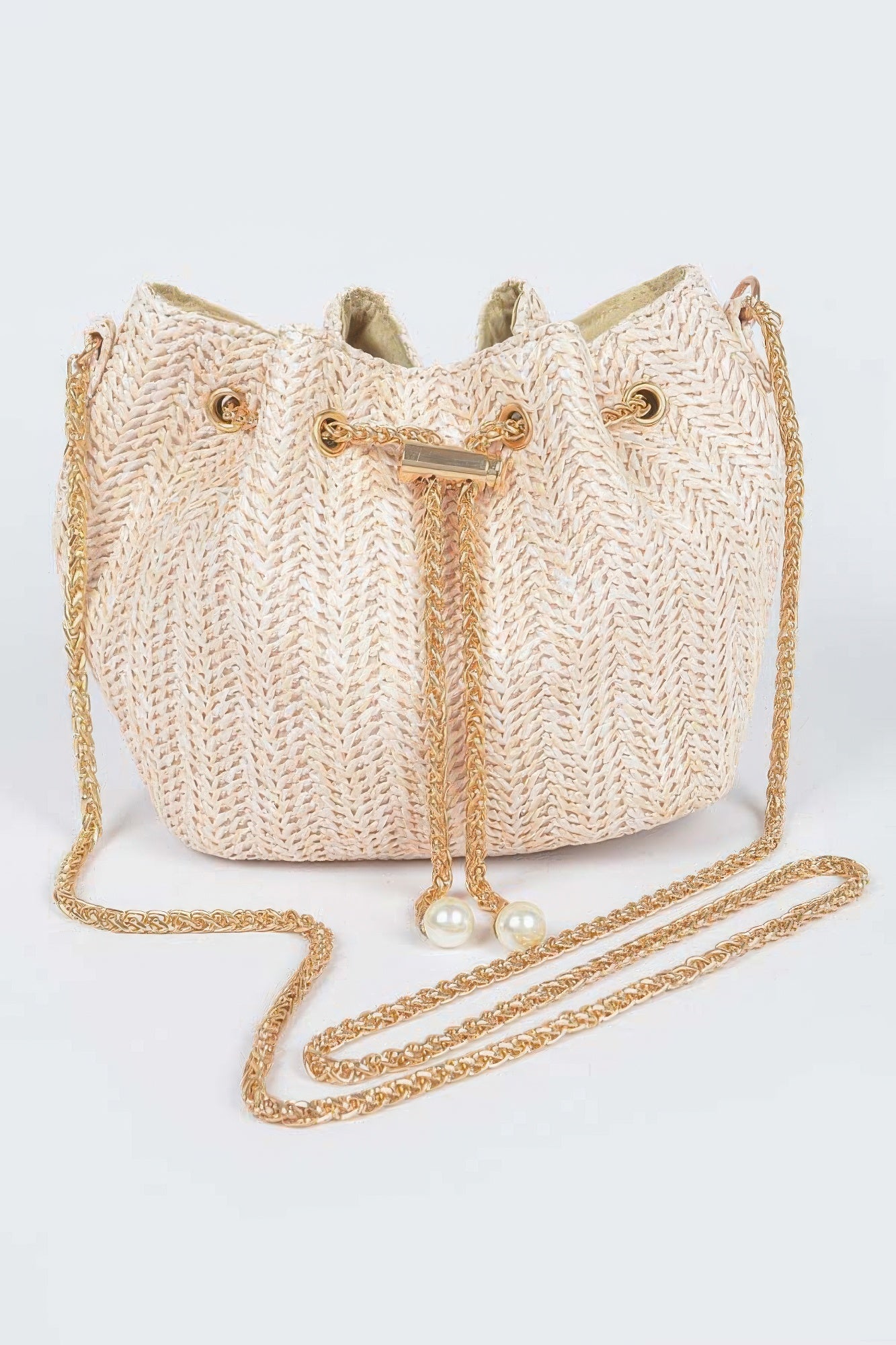 New Arrival – Faux Straw Bucket Crossbody Bag – New Arrival Now Live