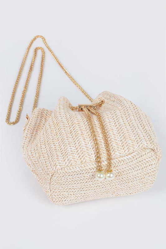 Faux Straw Bucket Crossbody Bag – New Arrival Now Live