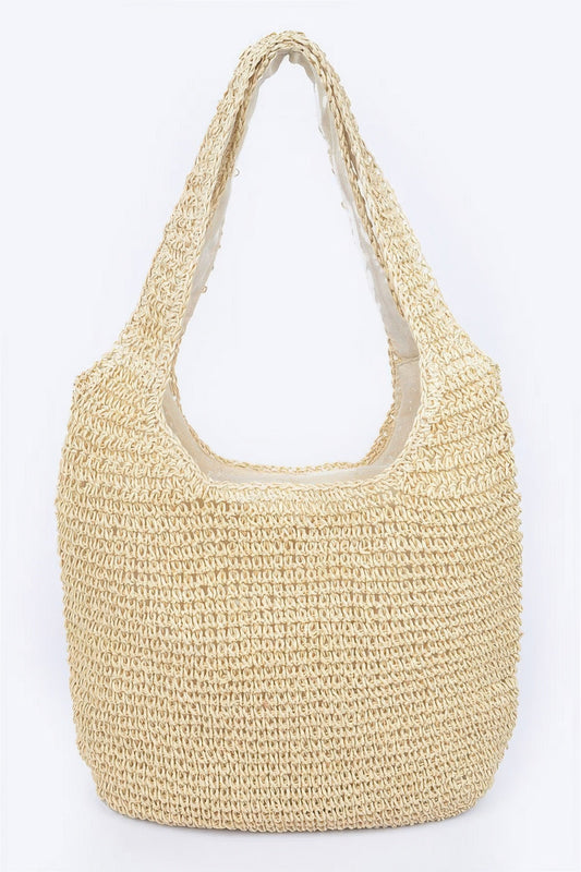 Faux Straw Hobo Bag – New Arrival Now Live