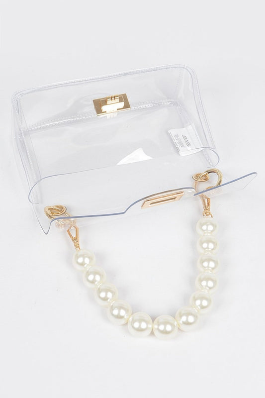 Transparent Cross Body Bag W Clear Chain – New Arrival Now Live