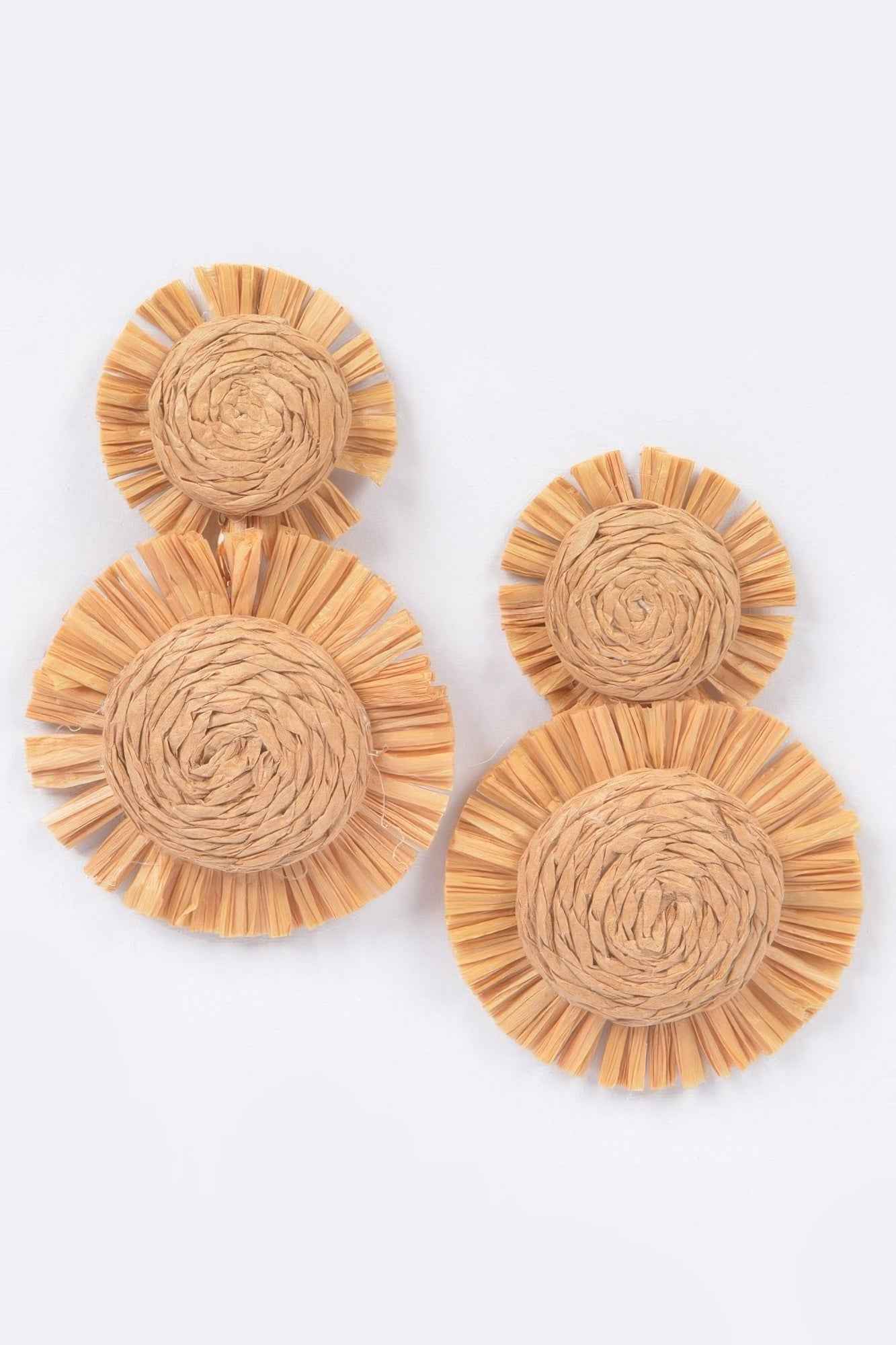 New Arrival – Faux Straw Dangling Earring – New Arrival Now Live
