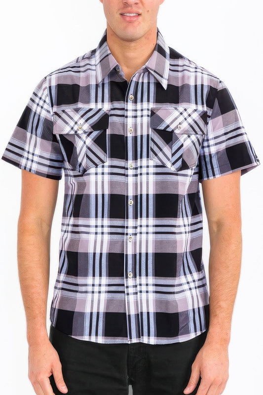 Mens Checkered Two Pocket Shirt – New Arrival Now Live