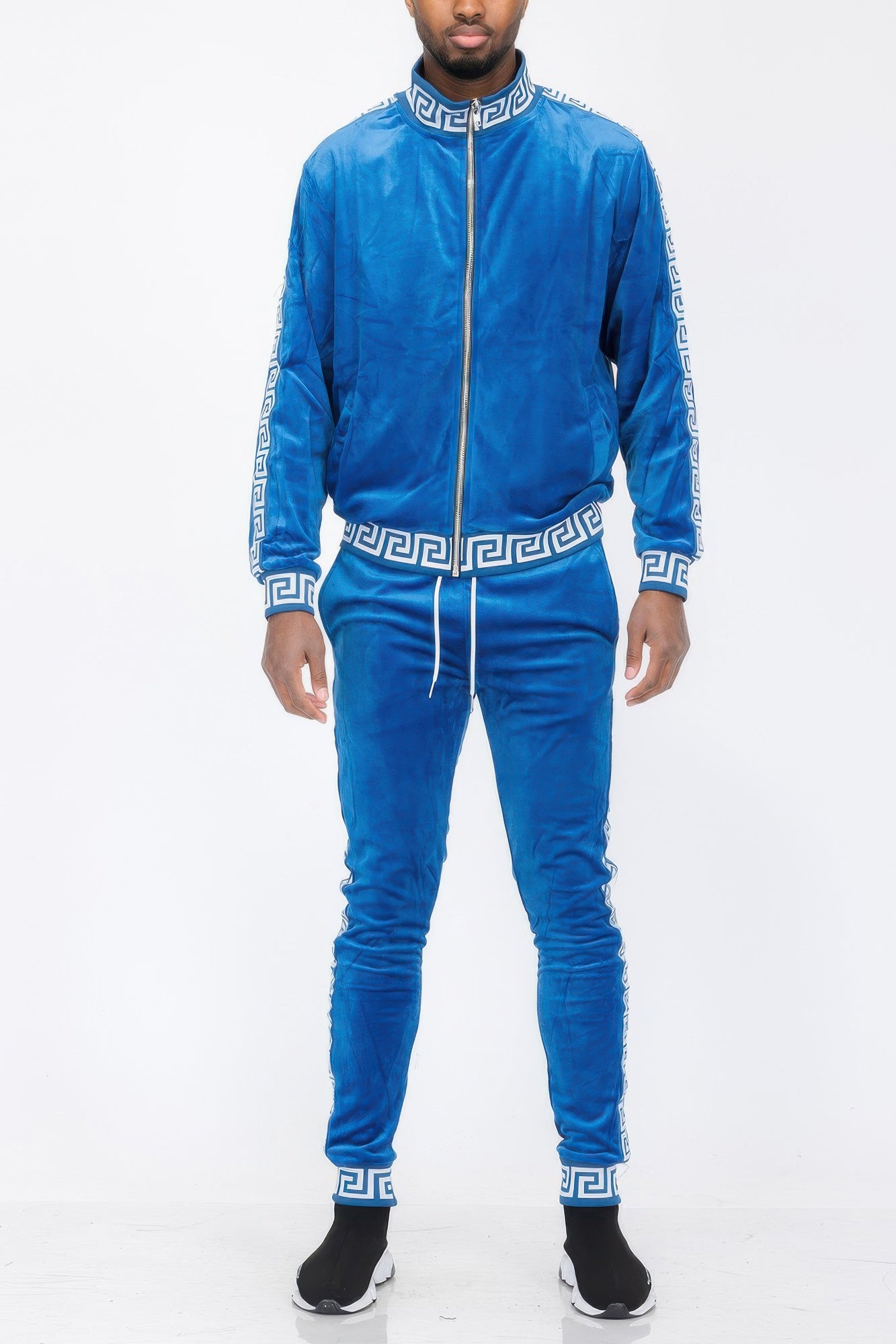 New Arrival – Track Set Velour Status Print Suit – New Arrival Now Live