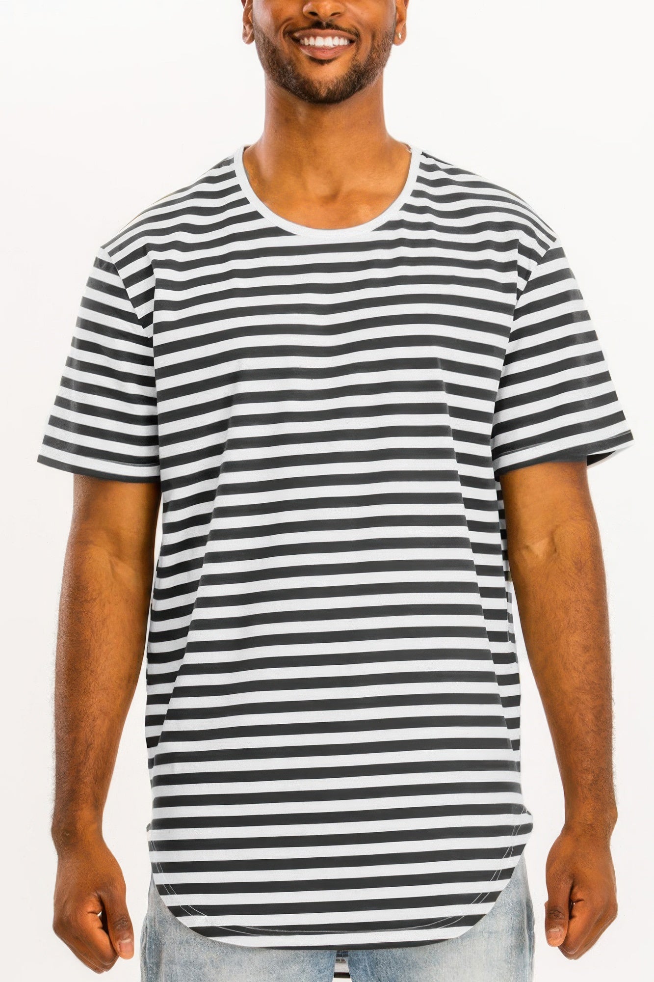 New Arrival – Striped Elongated Tshirt – New Arrival Now Live