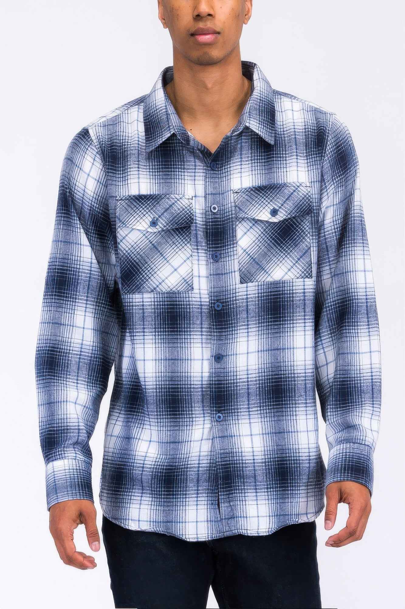 New Arrival – Regular Fit Checker Plaid Flannel Long Sleeve – New Arrival Now Live