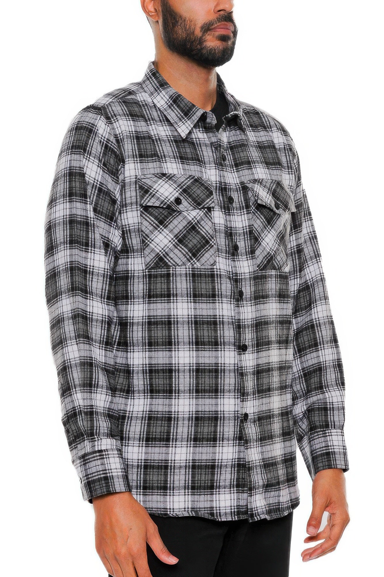 New Arrival – Regular Fit Checker Plaid Flannel Long Sleeve – New Arrival Now Live