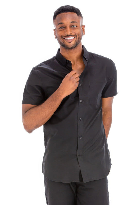 Men's Casual Short Sleeve Solid Shirts – New Arrival Now Live