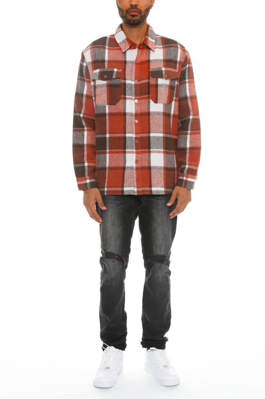 Mens Checkered Soft Flannel Shacket – New Arrival Now Live