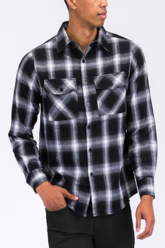 Full Plaid Checkered Flannel Long Sleeve – New Arrival Now Live