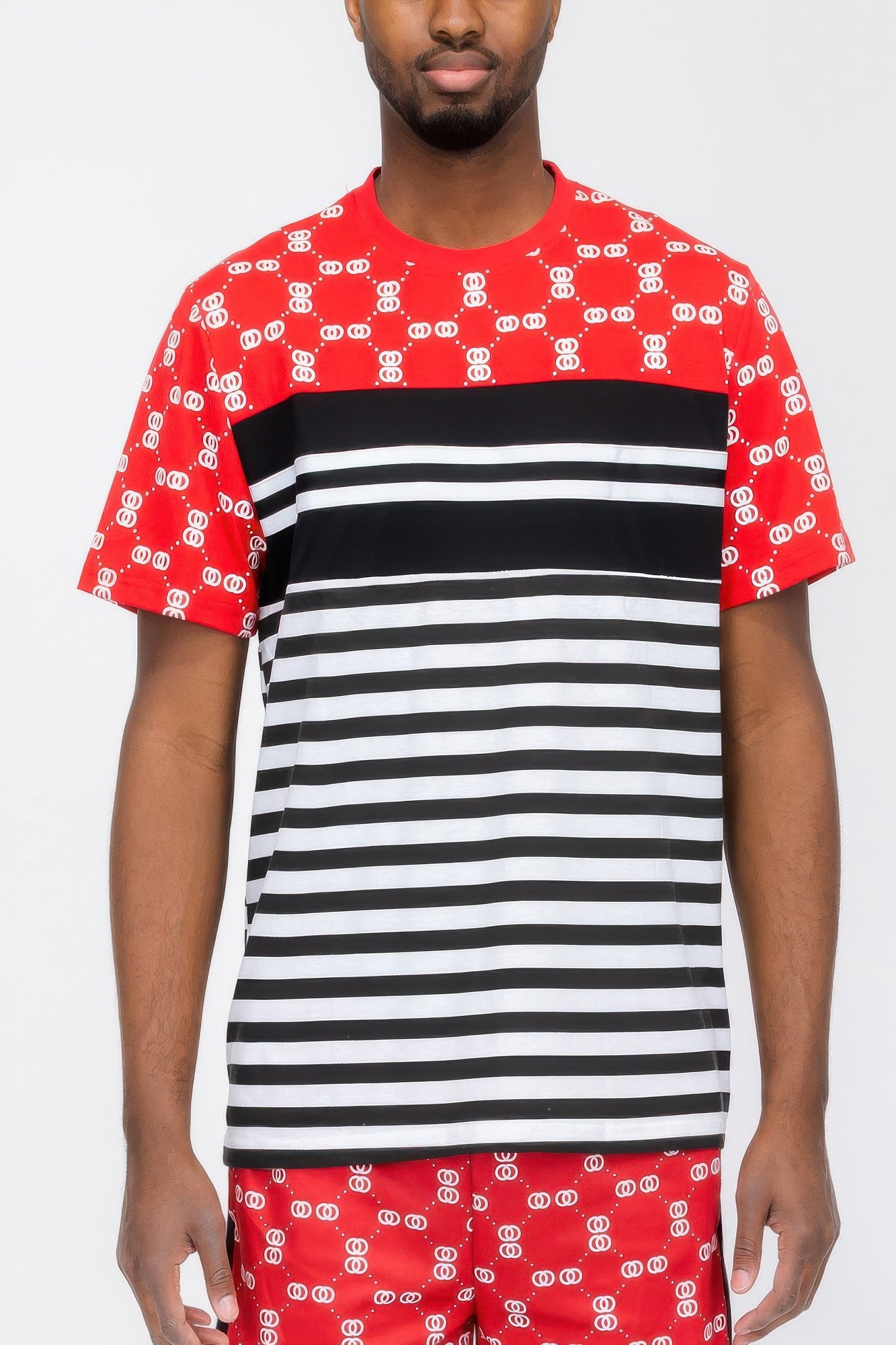 New Arrival – Chain Link Print Short Sleeve Tshirt – New Arrival Now Live