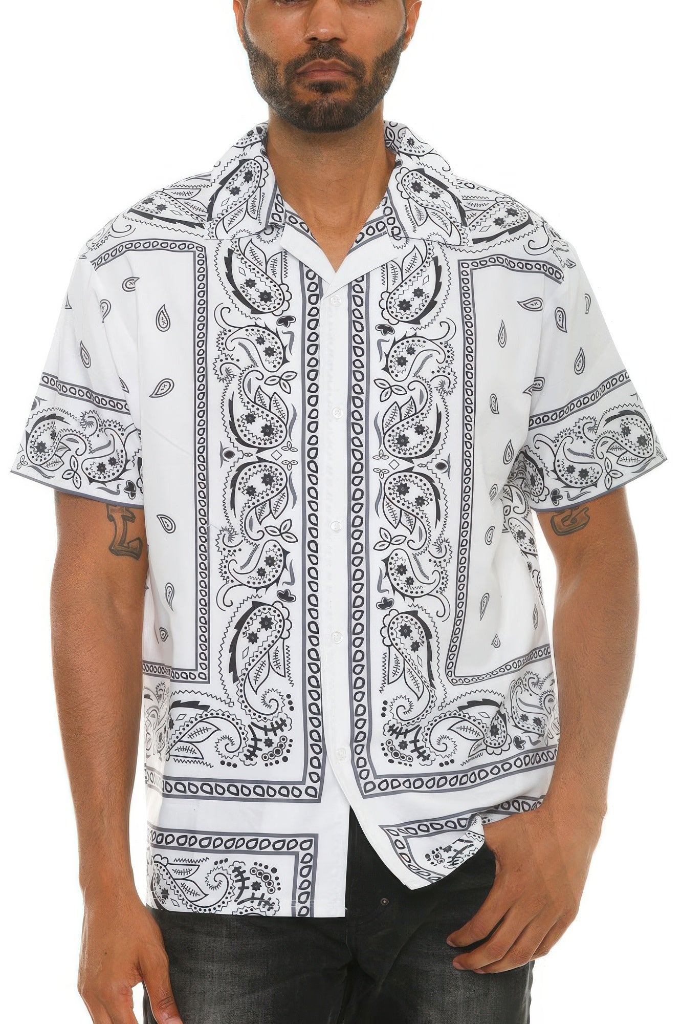 New Arrival – Mens Collared Print Button Down – New Arrival Now Live