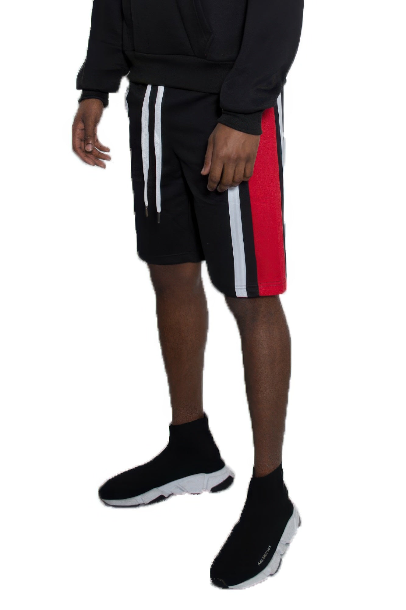 Mens Color Block Stripe Sweat Shorts – New Arrival Now Live