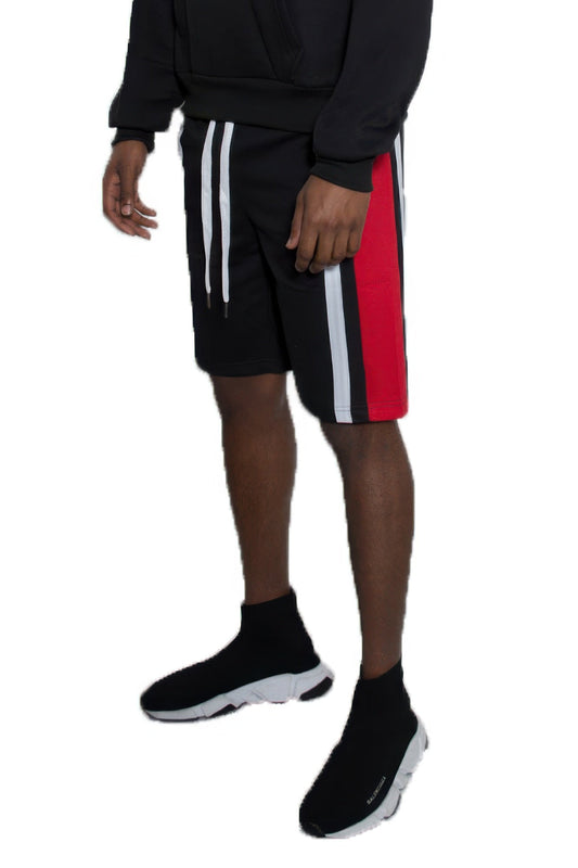 Mens Color Block Stripe Sweat Shorts – New Arrival Now Live