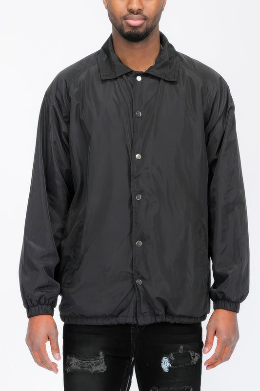 Men's Casual Windbreaker Coaches Jacket – New Arrival Now Live