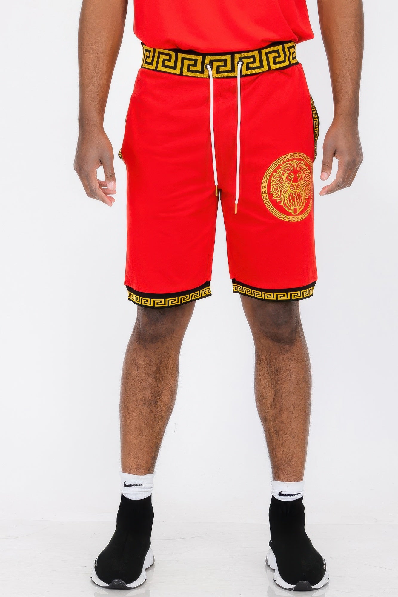New Arrival – Mens Black And Gold Detail Shorts – New Arrival Now Live